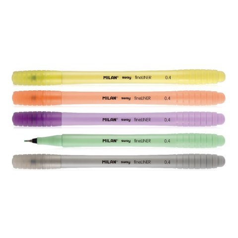 Milan Cienkopis Milan Sway Fineliner 0,4mm 5kol. (06120405PS) Milan Cienkopis Milan Sway Fineliner 0,4mm 5kol. (06120405PS)