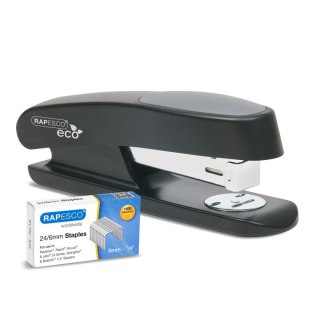 Rapesco Zszywacz Rapesco Eco Sting Ray czarny+ Zszywki 20