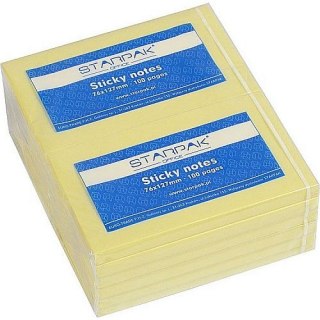 Starpak Notes samoprzylepny Starpak Office żółta 100k [mm:] 127x76 (152615)