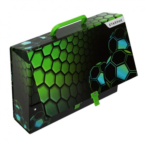 Starpak Teczka z szerokim grzbietem na klips Football A4 mix Starpak (559321)