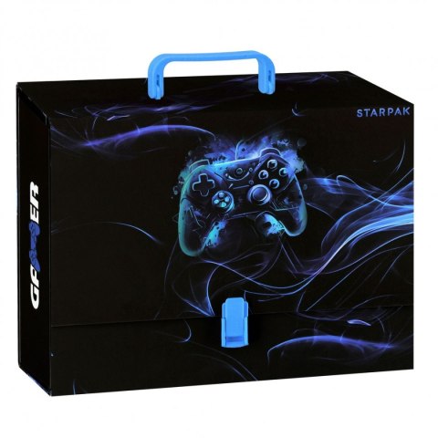 Starpak Teczka z szerokim grzbietem na zatrzask Pad A4 mix Starpak (553550)