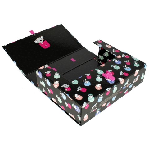 Starpak Teczka z szerokim grzbietem na zatrzask Minisy A4 mix Starpak (511089)