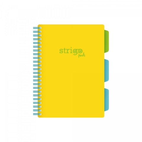 Strigo Kołozeszyt (kołobrulion) Strigo NEON żółty A5 100k. 80g krata (PADS017) Strigo Kołozeszyt (kołobrulion) Strigo NEON żółty A5 100k. 80g krata (PADS017)