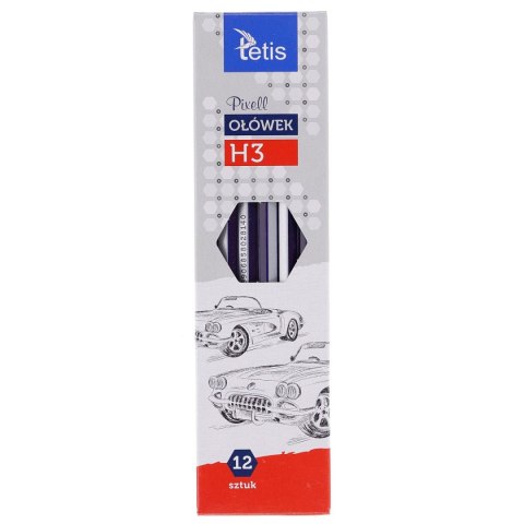 Tetis Ołówek PIXELL 3H Tetis (KV060-H3)
