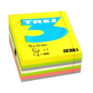 Tres Kostka papierowa Tres kolor [mm:] 75x75