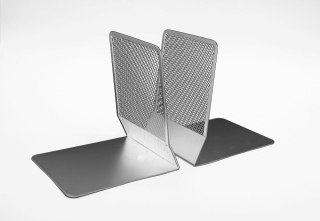 Tres Podpórka do książek Tres srebrna srebrny metal