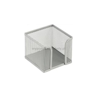 Tres Przybornik na biurko Tres na kostke Srebrny metal (srebrny)