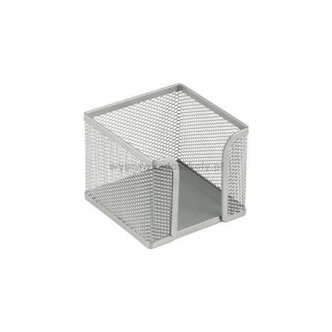 Tres Przybornik na biurko na kostke Srebrny metal Tres (srebrny)