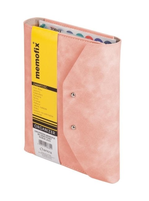 Antra Organizer Antra B6 rózowy NUBUK B6 różowy Antra Organizer Antra B6 rózowy NUBUK B6 różowy