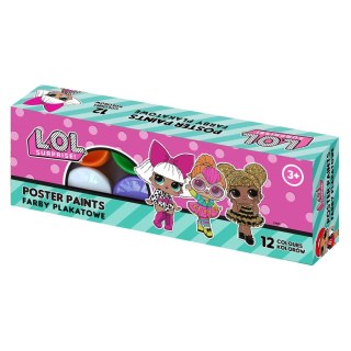 Astrapap Farby plakatowe Astrapap L.O.L kolor: mix 20ml 12 kolor. (301124053)