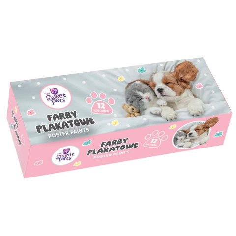 Beniamin Farby plakatowe Beniamin The Sweet Pets kolor: mix 20ml 12 kolor. (2266) Beniamin Farby plakatowe Beniamin The Sweet Pets kolor: mix 20ml 12 kolor. (2266)