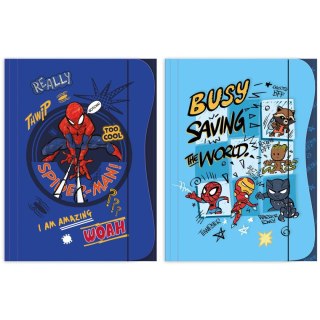 Beniamin Teczka kartonowa na gumkę Spider man A4 mix Beniamin (1009)