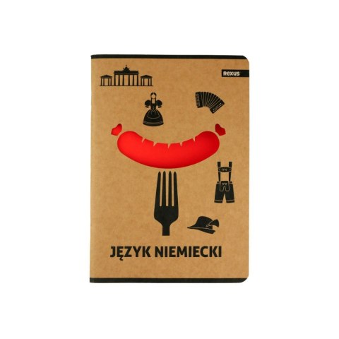 Beniamin Zeszyt Kraft Liner j.niemiecki A5 70g krata [mm:] 147x209 Beniamin (6102083)