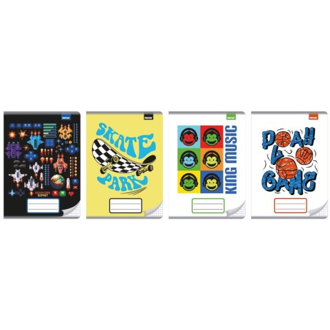 Beniamin Zeszyt NO NAME - CHŁOPIEC A5 16k. krata Beniamin (5689)