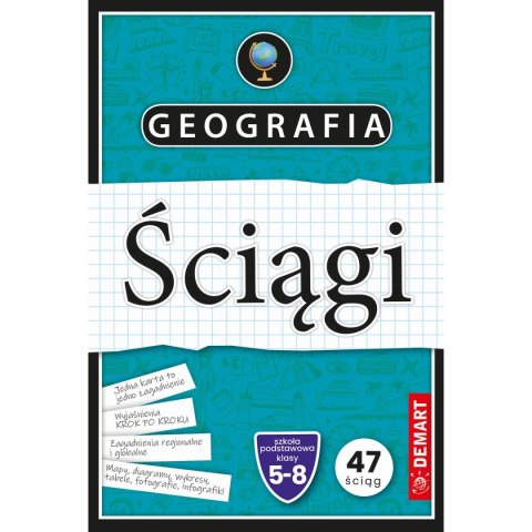 Demart Książeczka edukacyjna Demart ściąga geografia Demart Książeczka edukacyjna Demart ściąga geografia
