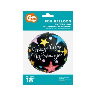 Godan Balon foliowy Godan Wszystkiego najlepszego 18cali 18cal (FG-ODWN)