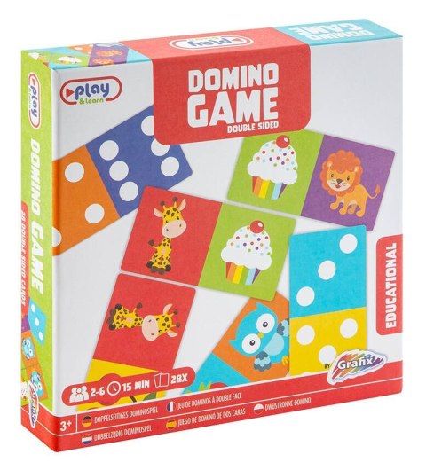 Grafix Gra logiczna Grafix dwustronne domino (300013) Grafix Gra logiczna Grafix dwustronne domino (300013)