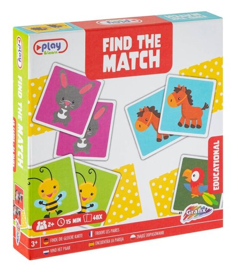 Grafix Gra logiczna Grafix znajdź pary junior (300010) Grafix Gra logiczna Grafix znajdź pary junior (300010)