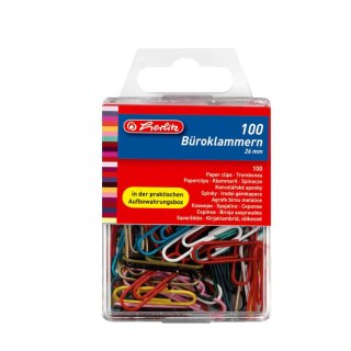 Herlitz Spinacz okrągły Herlitz 8760811 26mm 100 szt (300000608)