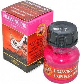 Koh-I-Noor Tusz kreślarski Koh-I-Noor MAGENTA kolor: magenta 20ml (141756)