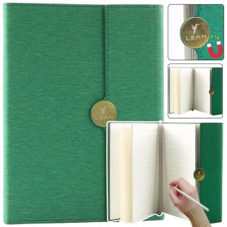 Lean Notes Lean Biurowy Na Magnes Notatnik Z Obiciem Zielony A5 95k. linia [mm:] 210x150 (20684)