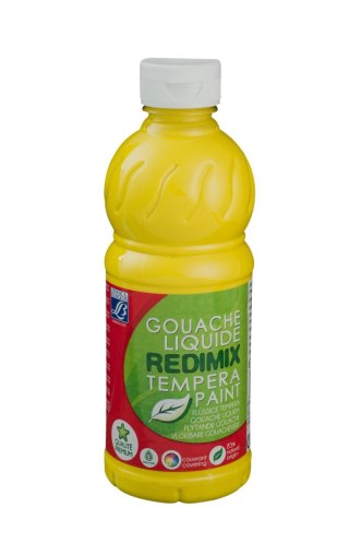 Lefranc&Bourgeois Farba tempera Lefranc&Bourgeois REDIMIX kolor: yellow 500ml 1 kolor. (188001)