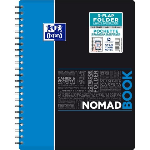 Oxford Kołozeszyt (kołobrulion) Oxford Student 80k. 90g krata [mm:] 240x310 (400019522)