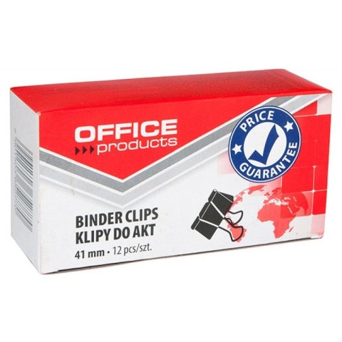 Office Products Klip Office Products 41mm czarny (18095119-05) Office Products Klip Office Products 41mm czarny (18095119-05)
