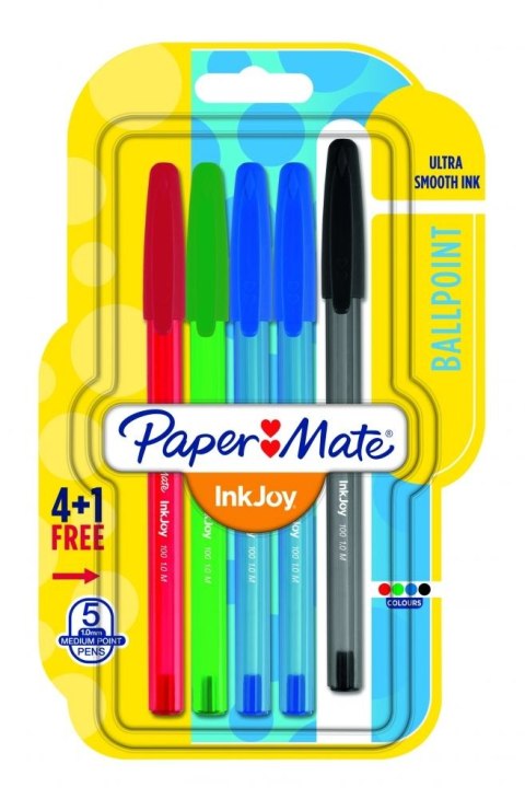 Paper Mate Długopis Paper Mate INKJOY 1956735 mix 0,3mm (mix 5 szt)