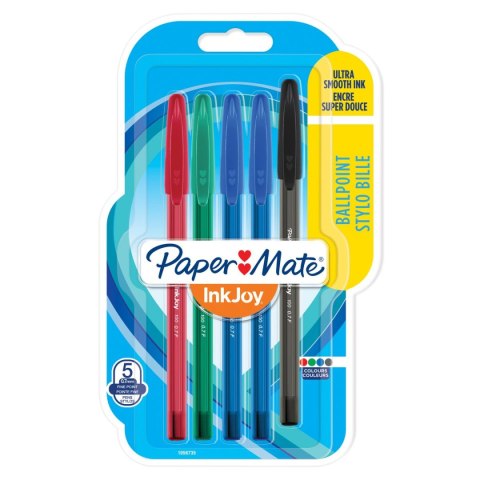 Paper Mate Długopis Paper Mate INKJOY 1956735 mix 0,3mm (mix 5 szt)