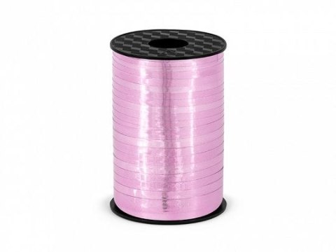 Partydeco Wstążka Partydeco plastikowa 5x225 [mm x m] różowy (PRM5-081)