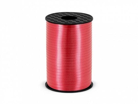 Partydeco Wstążka Partydeco plastikowa czerwona, 5mm/225m 5x225 [mm x m] czerwona (PRP5-007)