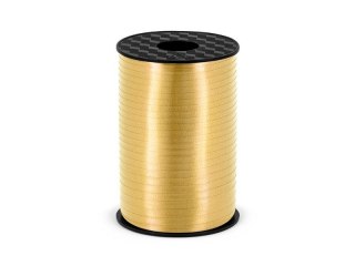 Partydeco Wstążka Partydeco plastikowa złota, 5mm/225m 5x225 [mm x m] złoty (PRP5-019)