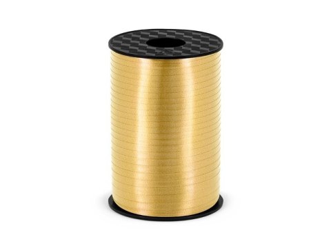 Partydeco Wstążka Partydeco plastikowa złota, 5mm/225m 5x225 [mm x m] złoty (PRP5-019)