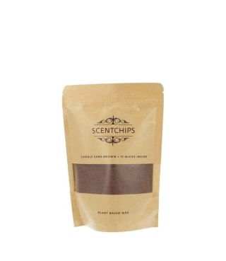 Pavoncella Świeca Pavoncella piaskowa 250g brązowa (8716516204277)