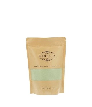 Pavoncella Świeca Pavoncella piaskowa 250g zielona (8716516204260)