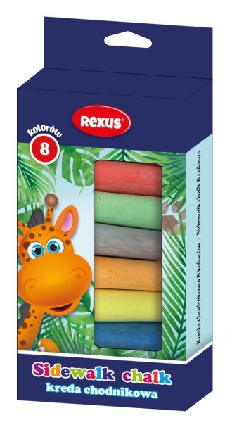 Rexus Kreda chodnikowa Rexus mix 8 sztuk