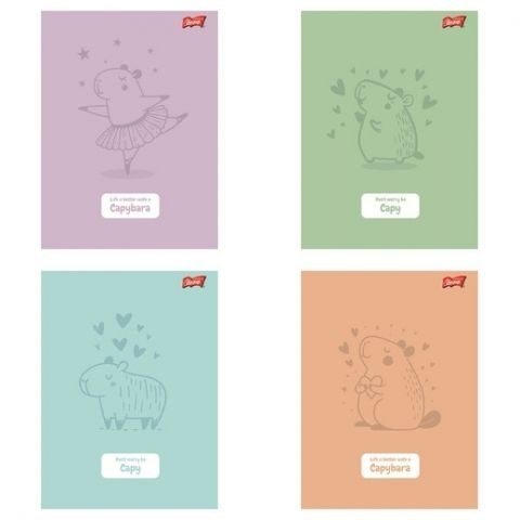 Unipap Zeszyt Unipap Capybara A5 32k. 70g krata Unipap Zeszyt Unipap Capybara A5 32k. 70g krata