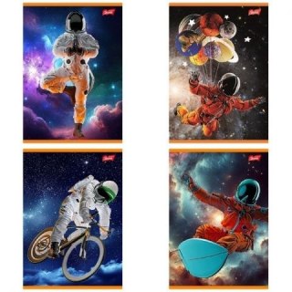 Unipap Zeszyt Unipap Spaceman A5 32k. 70g linia kolor