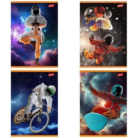 Unipap Zeszyt Unipap Spaceman A5 32k. 70g linia kolor Unipap Zeszyt Unipap Spaceman A5 32k. 70g linia kolor