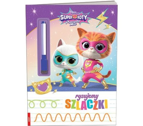 Ameet Książeczka edukacyjna Superkoty. Rysujemy Szlaczki Ameet (KSS 9114)