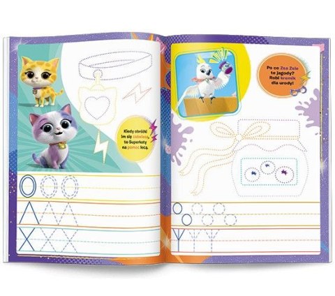 Ameet Książeczka edukacyjna Superkoty. Rysujemy Szlaczki Ameet (KSS 9114)