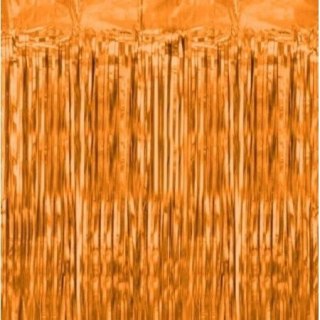 Antella Dekoracja Antella Kurtyna dekoracyjna 100x200cm pomarańczowa