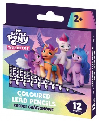 Astrapap Kredki świecowe Astrapap My Little Pony grafinowe 12 kol. (316024054)