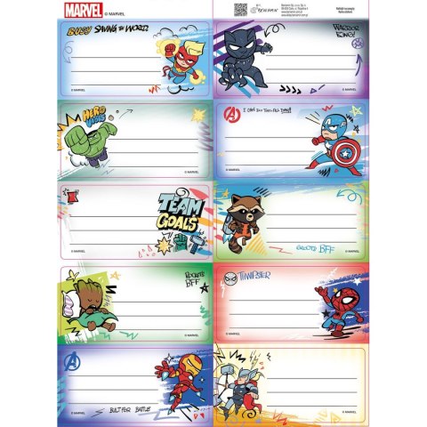 Beniamin Naklejka na zeszyt Avengers Beniamin