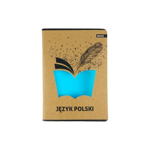 Beniamin Zeszyt Kraft Liner j.polski A5 5k. 70g linia [mm:] 147x209 Beniamin (7518)