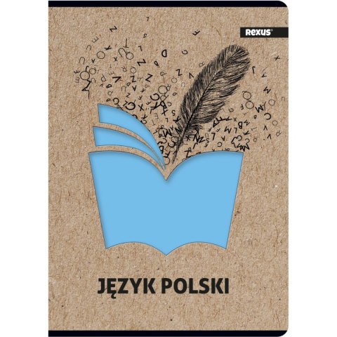 Beniamin Zeszyt Kraft Liner j.polski A5 5k. 70g linia [mm:] 147x209 Beniamin (7518)