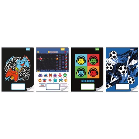 Beniamin Zeszyt NO NAME - CHŁOPIEC A5 16k. linia kolor Beniamin