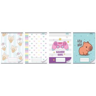 Beniamin Zeszyt No name - dziewczynka A5 16k. krata Beniamin