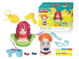 Bigtoys Masa plastyczna dla dzieci Bigtoys fryzjer mix (BPLA0495)